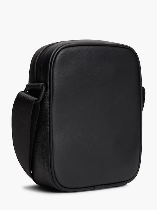 Herren Schulter / Crossbody Tasche Schwarz