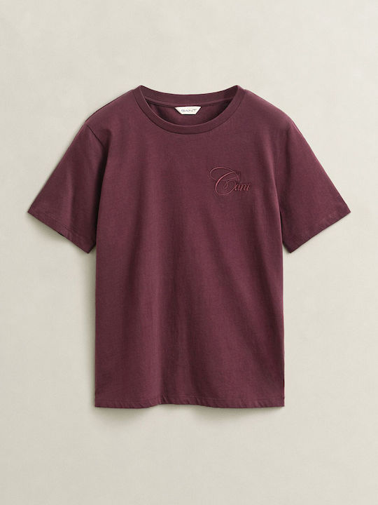 Gant T-Shirt Redwine