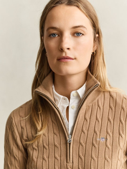 Damen Sport Top in Taupe