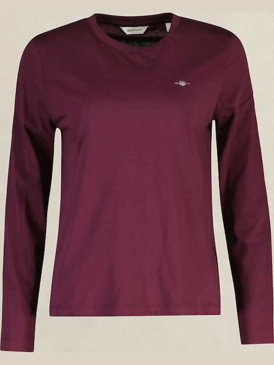 Gant Women's T-shirt Bordeaux