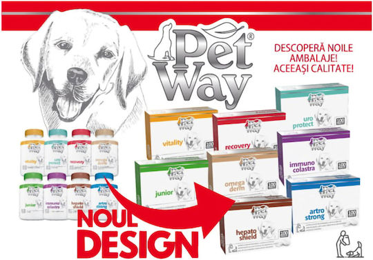 PetWay Multivitamine Câine sub Formă de Tablete pentru Articulații