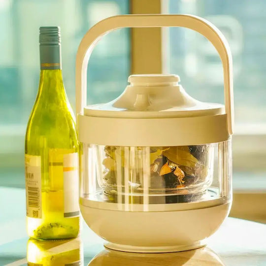 DesignNest Powercooker Aragaz multifuncțional 400W cu Memorie internă 3lt Alb