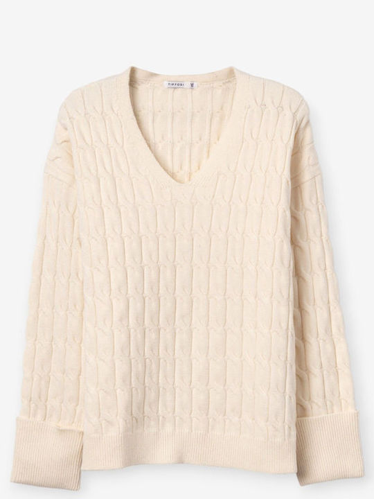 Damen Pullover Beige