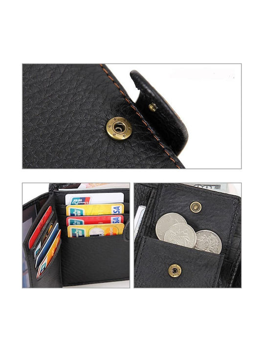 Leather Men's Wallet Black