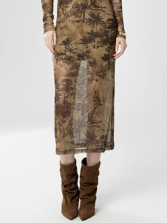 Hemdkleid Sommer Mehrfarbig Mit Muster