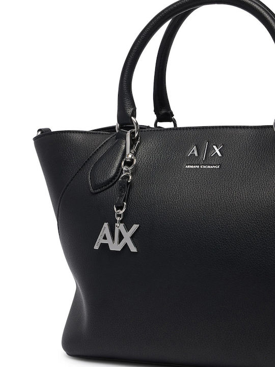 Fabric Women's Handbag Black
