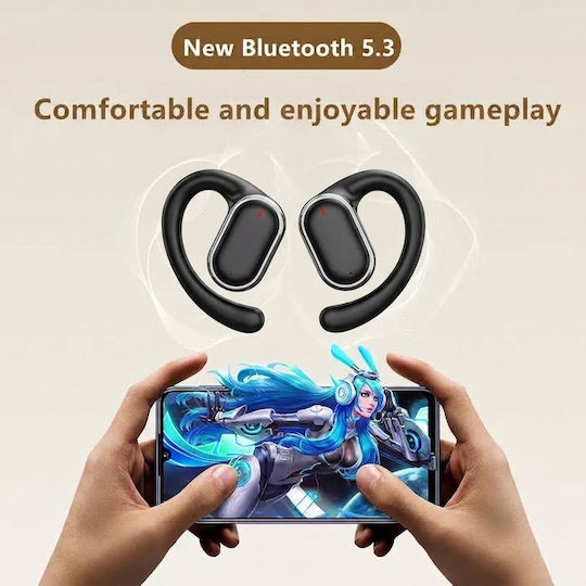 CYXG X93 Offenes Ohr Bluetooth Kopfhörer mit Ladekoffer Schwarz
