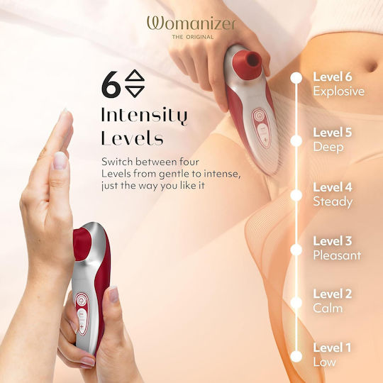 Stimulator Clitoridian Vibrator pentru Femei 6 Niveluri de Intensitate Ipx7 Rezistent la Apă 4h Durată a Bateriei Compact