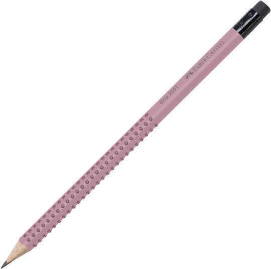 Faber-castell Grip 2001 Молив 2b Гумичка Розов