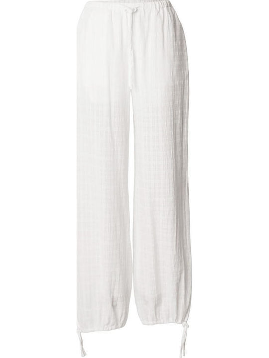 Women's Pantaloons in Loose Fit White
