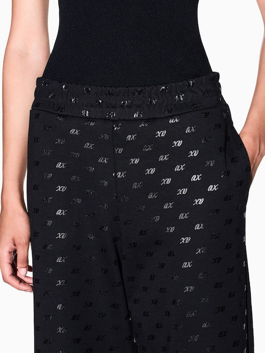 Damen Stoffhose Schwarz
