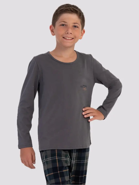 Vienetta Secret Pijama Copii Gri Vienetta Secret Pijama Copii Gri