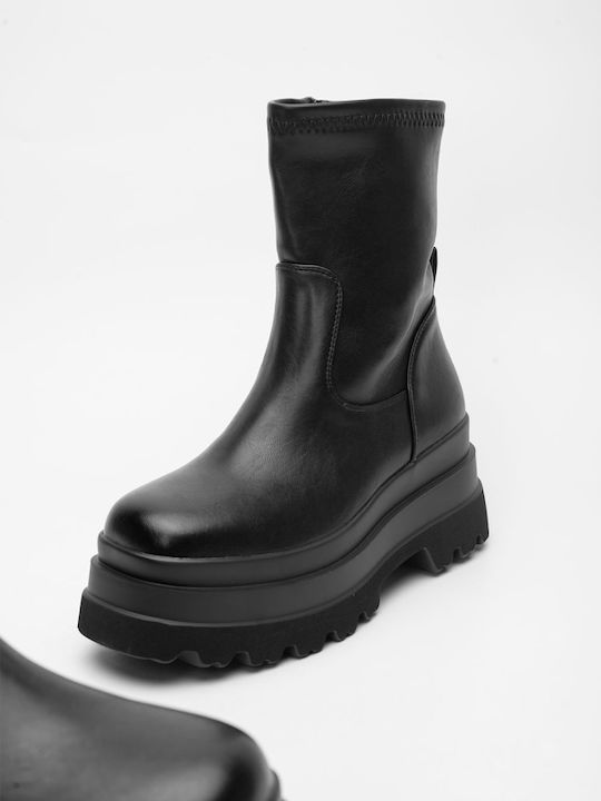 Damen Stiefeletten Schwarz