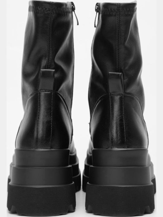 Damen Stiefeletten Schwarz