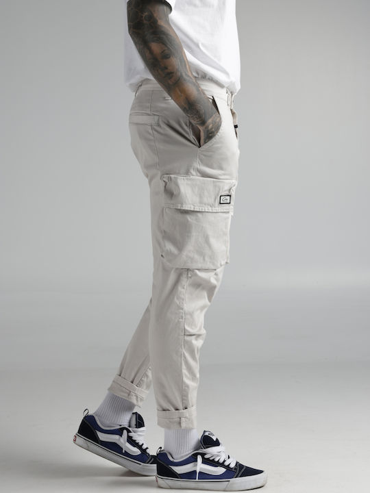 Men's Trousers Cargo Regular Fit Beige