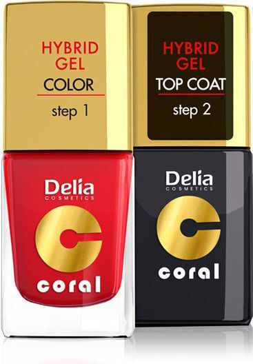 Delia Cosmetics Гланцов Дълготраен Лак За Нокти № 26 Коралов 11мл