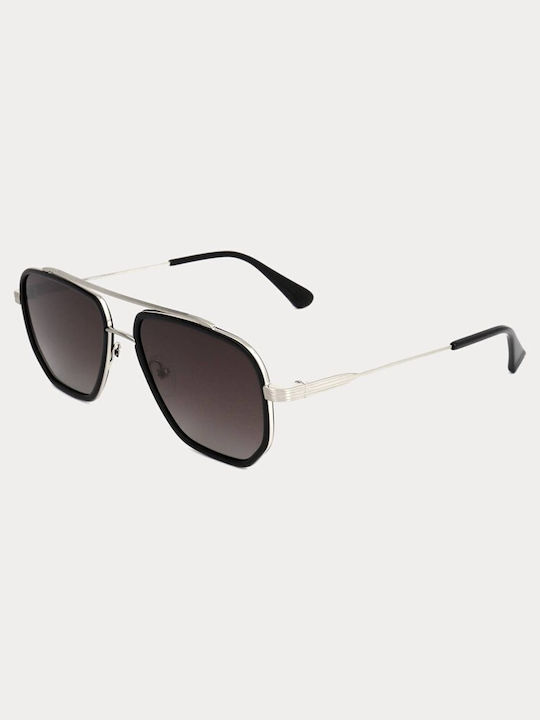 Gigi Barcelona Mercury Unisex Ochelari de soare cu Negru Cadru și Gri Degrade Polarized Lentilă