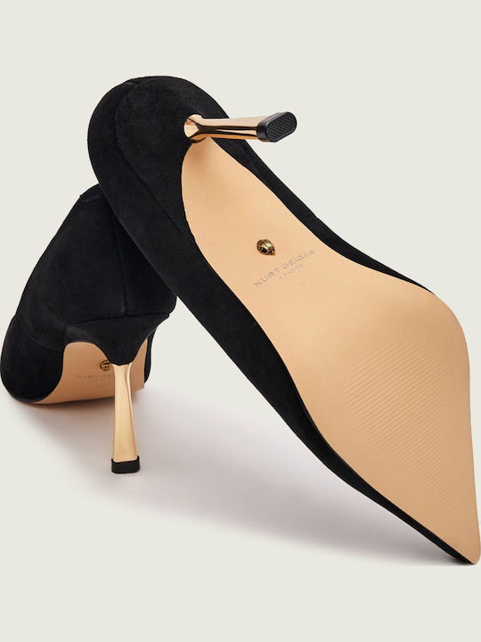 Wildleder Pumps Schwarz