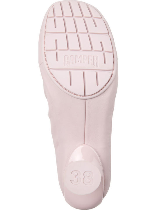 Leder Pumps Rosa