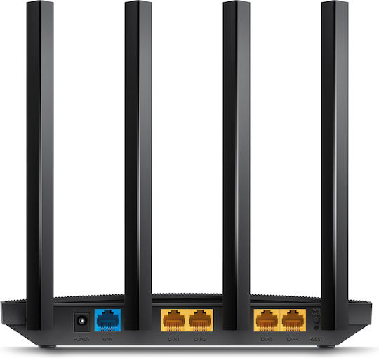 TP-LINK Archer C6 v6 Безжичен Рутер Wi-Fi 5 с 4 Гигабитни Порта