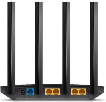 TP-LINK Archer C6 v6 Безжичен Рутер Wi-Fi 5 с 4 Гигабитни Порта