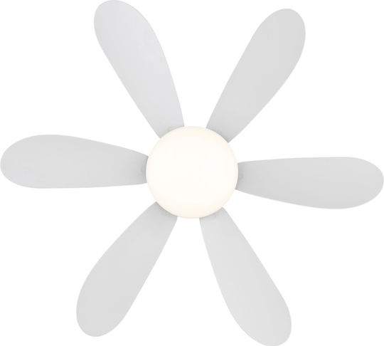 Globo Lighting Ανεμιστήρας Οροφής με Φως Μαύρος / Λευκός
