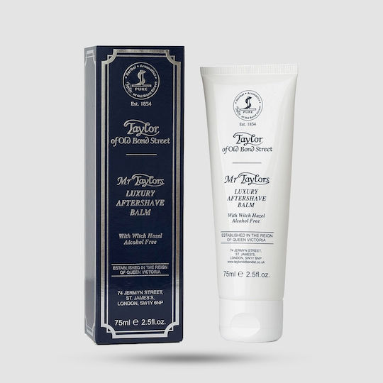 Taylor of Old Bond Street Mr. Taylors Балсам След Бръснене за Чувствителна Кожа Без Алкохол с Алое Хамамелис Лайка 75ml