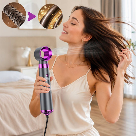 Zenwire Kemei Elektrische Haarbürste Mit Drehendem Kopf Keramik Ionisch Luft Dampf Multistyler