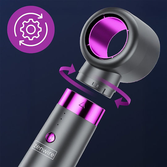 Zenwire Kemei Elektrische Haarbürste Mit Drehendem Kopf Keramik Ionisch Luft Dampf Multistyler