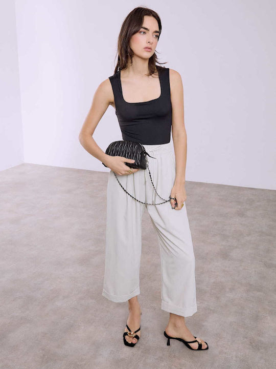 Celestino Γυναικείο Τσαντάκι Clutch Ανάγλυφα Σχέδια Μαύρο