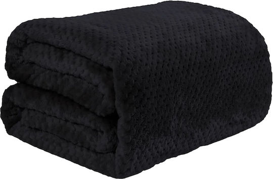 Pop Corn Simplu 160x240 cm Negru