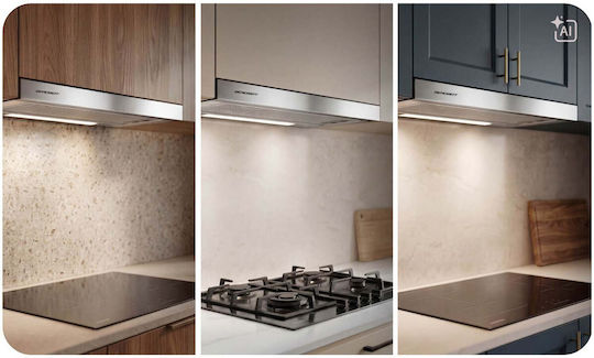 Berdsen Retractable Kitchen Hood 50cm Inox