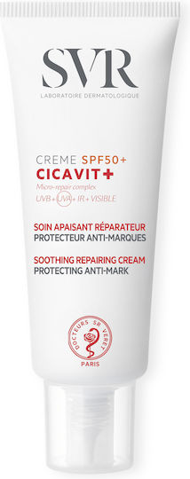 SVR Laboratoire CICAVIT+ Cream SPF50+ Soothing & Restoring Cream with SPF50+ 40ml