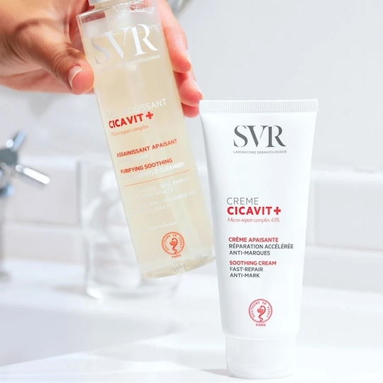 SVR Laboratoire CICAVIT+ Cream SPF50+ Soothing & Restoring Cream with SPF50+ 40ml