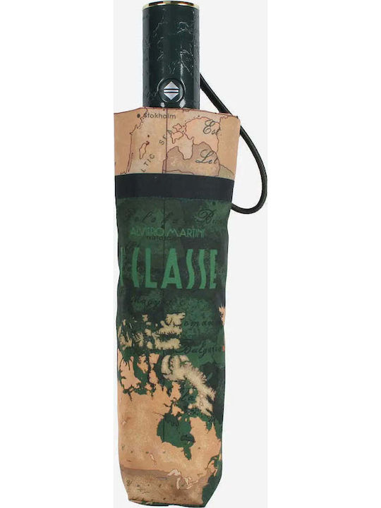 Alviero Martini 1a Classe Automatic Rain Umbrella Compact Green Alviero Martini 1a Classe Automatic Rain Umbrella Compact Green