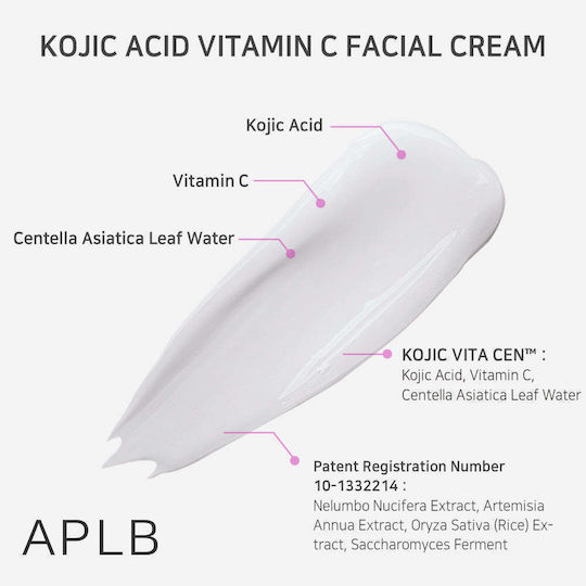 APLB Kojic Acid Vitamin C Day Face Cream with Vitamin C 50ml