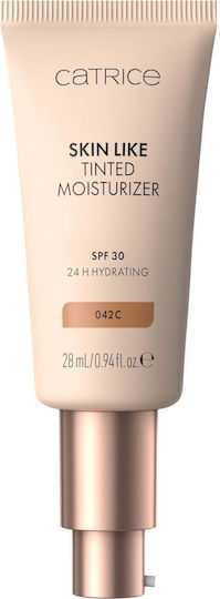 Catrice Cosmetics Skin Like 042C 24h Moisturizing Face Day Cream Tinted with SPF30 28ml