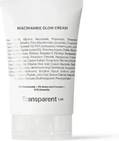 Transparent Lab Face Cream for Moisturizing & Brightening with Niacinamide 50ml