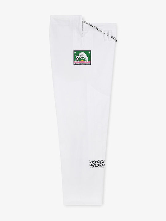 Manto Uniformă Pentru Bărbați Jiu Jitsu Brazilian Albă