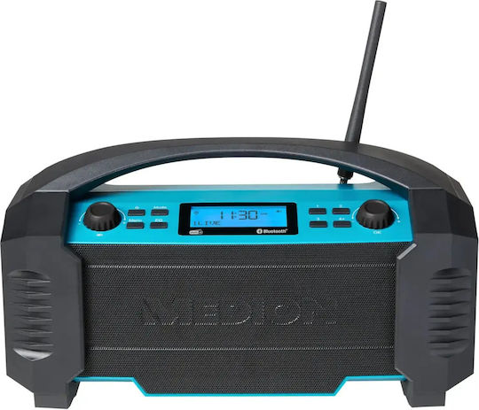 Medion MD 43320 Handheld Radio mit Batterie DAB+ mit Bluetooth Blau