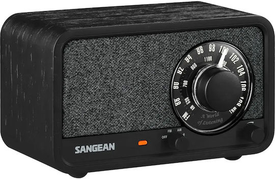 Sangean WR-7 Plus Tabletop Radio Moonlight Oak