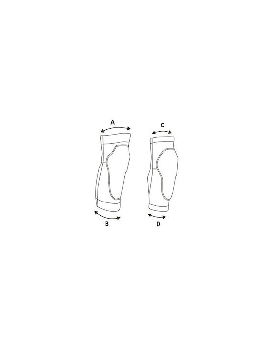 Bluegrass Ellbogen-Pads Set Skinny Schwarz