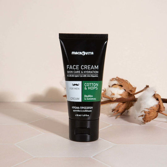 Macrovita Cotton & Hops Herren Creme Gesicht 50ml
