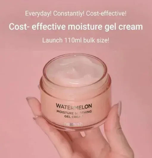 Heimish Watermelon Moisture Soothing Gel-Creme Gel Gesicht Tag mit Aloe Vera & Centella Asiatica 110ml