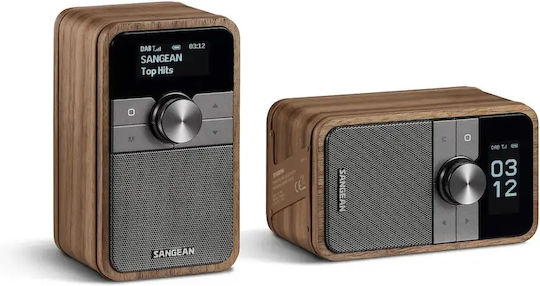 Sangean WR-9 Tabletop Radio with Bluetooth Moonlight Oak