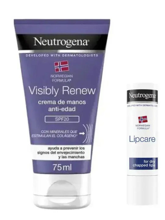 Neutrogena Box Anti-age Hand Cream Αντιγηραντική Κρέμα Χεριών Spf20 75ml Neutrogena Box Anti-age Hand Cream Αντιγηραντική Κρέμα Χεριών Spf20 75ml