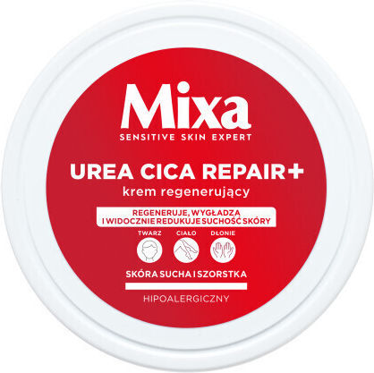 Mixa Urea Cica Repair+ Moisturizing Face Cream with Centella Asiatica 150ml
