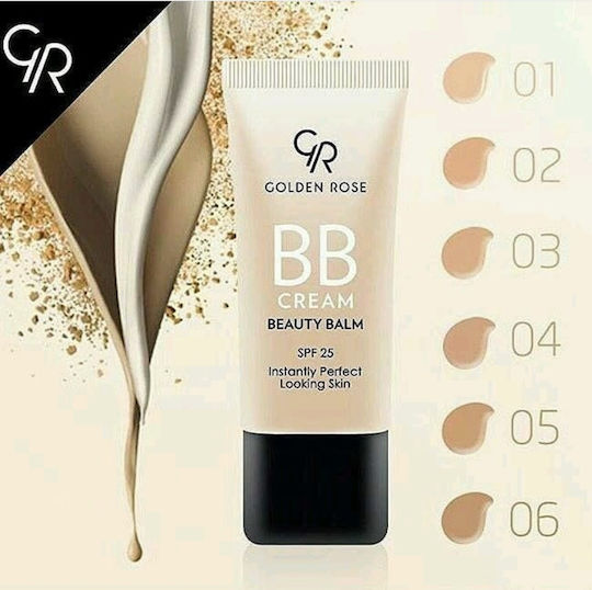 Golden Rose BB Medium 04 Балсам за Лице Дневен Крем с SPF25 за Хидратация и Несъвършенства по Кожата 30ml