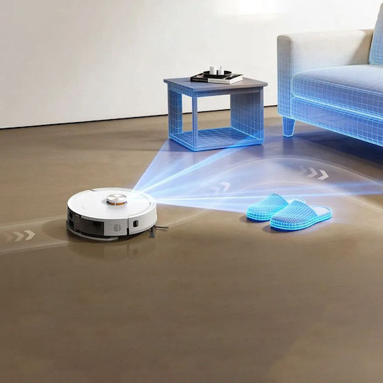 Deerma S40 Pro Robot Vacuum Cleaner with Laser Mapping & 15000Pa Suction Power White