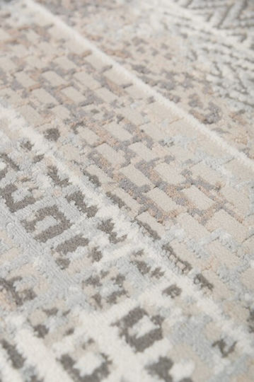 Βιοκαρπέτ Fanci Ig67a Χαλί Διάδρομος White - Vison 80x220cm